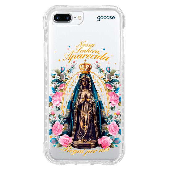 Capinha para celular  Nossa Senhora Aparecida Flores Capinha para celular  Nossa Senhora Aparecida Flores