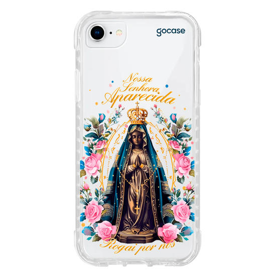 Capinha para celular  Nossa Senhora Aparecida Flores