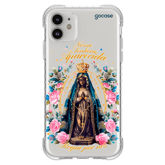 Capinha para celular  Nossa Senhora Aparecida Flores