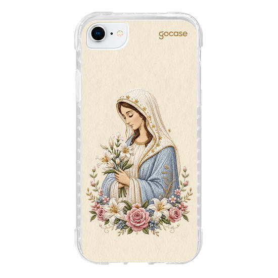 Capinha para celular  Nossa Senhora Bordada