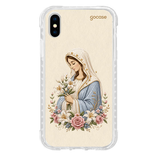 Capinha para celular  Nossa Senhora Bordada
