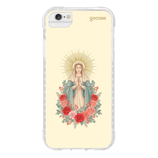 Capinha para celular  Nossa Senhora com Rosas