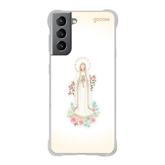 Capinha para celular  Nossa Senhora de Fátima em Aquarela