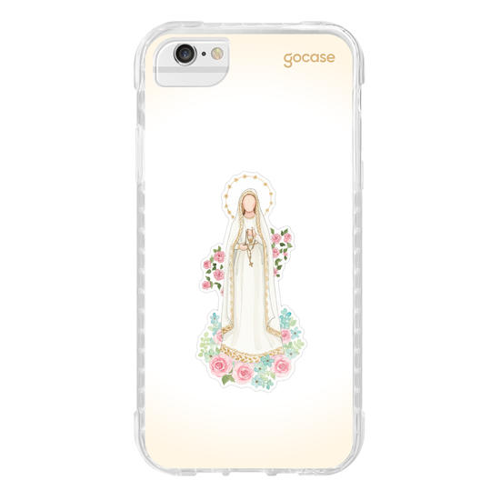 Capinha para celular  Nossa Senhora de Fátima em Aquarela