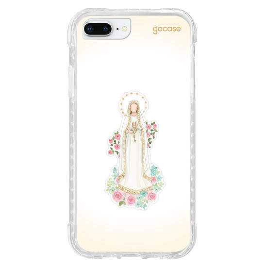 Capinha para celular  Nossa Senhora de Fátima em Aquarela
