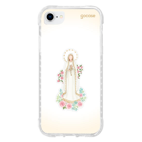 Capinha para celular  Nossa Senhora de Fátima em Aquarela