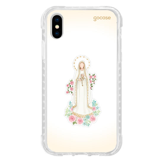 Capinha para celular  Nossa Senhora de Fátima em Aquarela