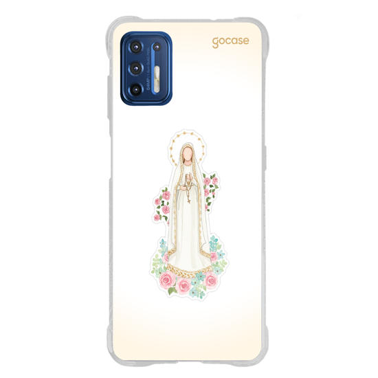 Capinha para celular  Nossa Senhora de Fátima em Aquarela