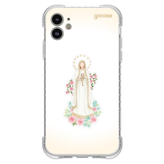 Capinha para celular  Nossa Senhora de Fátima em Aquarela