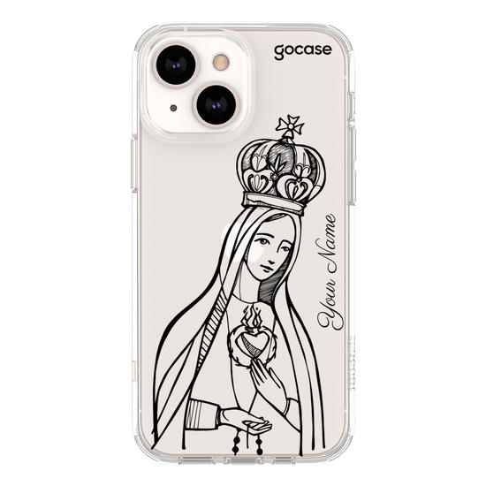 Our Lady of Fatima Lineart Phone Case