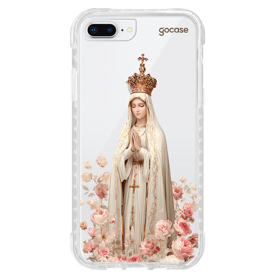 Capinha para celular  Nossa Senhora entre Flores