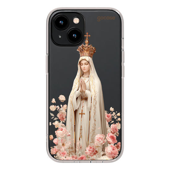 Capinha para celular  Nossa Senhora entre Flores