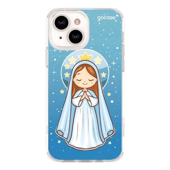 Capinha para celular Nossa Senhora e as Estrelas