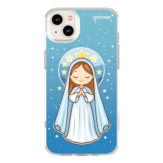 Capinha para celular Nossa Senhora e as Estrelas
