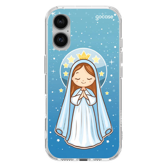 Capinha para celular Nossa Senhora e as Estrelas