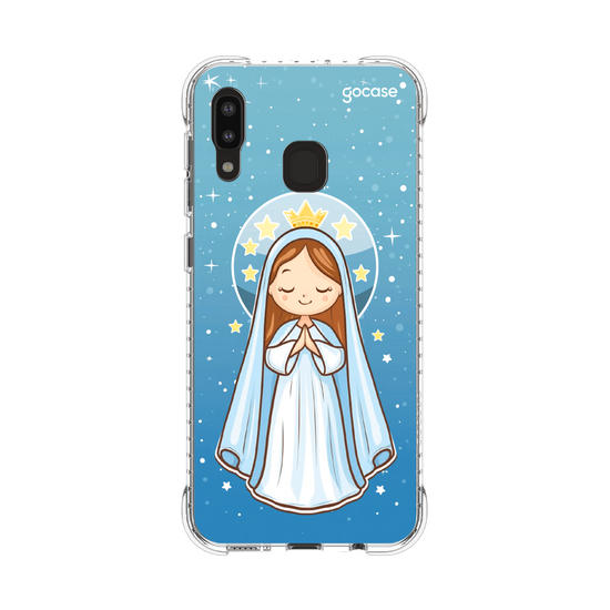 Capinha para celular Nossa Senhora e as Estrelas