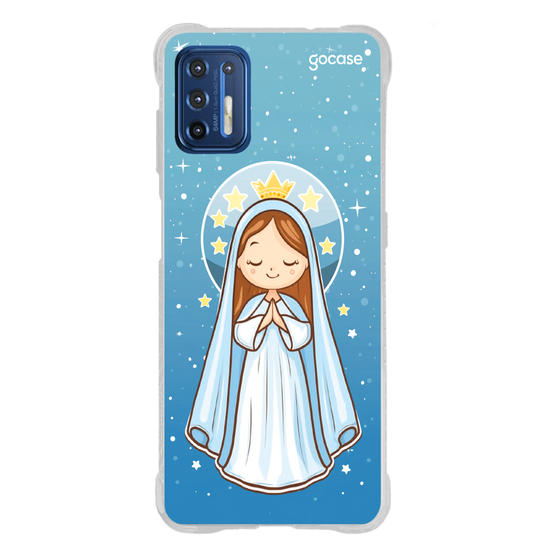 Capinha para celular Nossa Senhora e as Estrelas