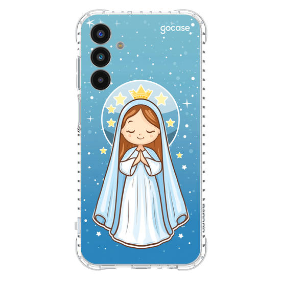 Capinha para celular Nossa Senhora e as Estrelas