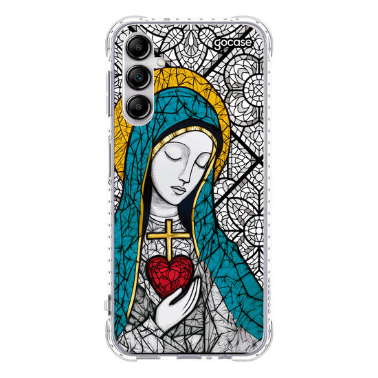 Capinha para celular  Nossa Senhora Vitral