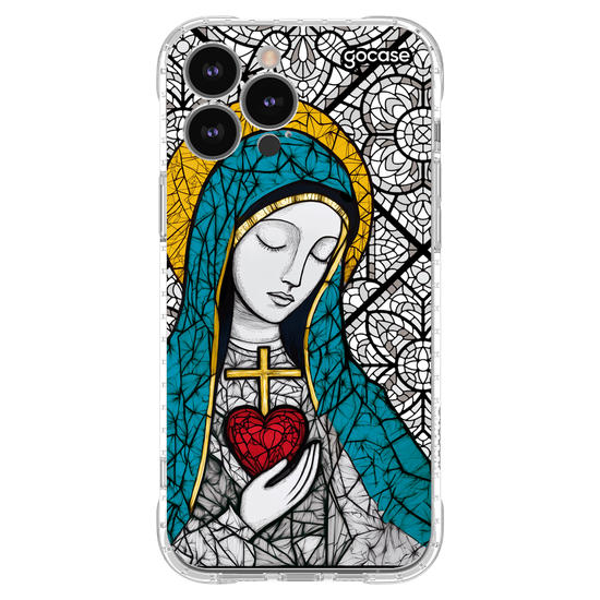 Capinha para celular  Nossa Senhora Vitral