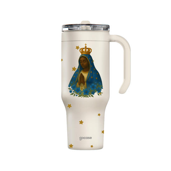 Copo Térmico Life - Nossa Sra. Aparecida - Estrelas