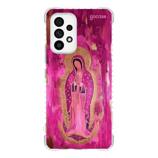 Capinha para celular  Nossa Senhora Guadalupe Pink