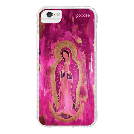 Capinha para celular  Nossa Senhora Guadalupe Pink