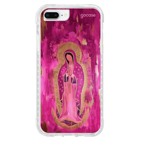 Capinha para celular  Nossa Senhora Guadalupe Pink