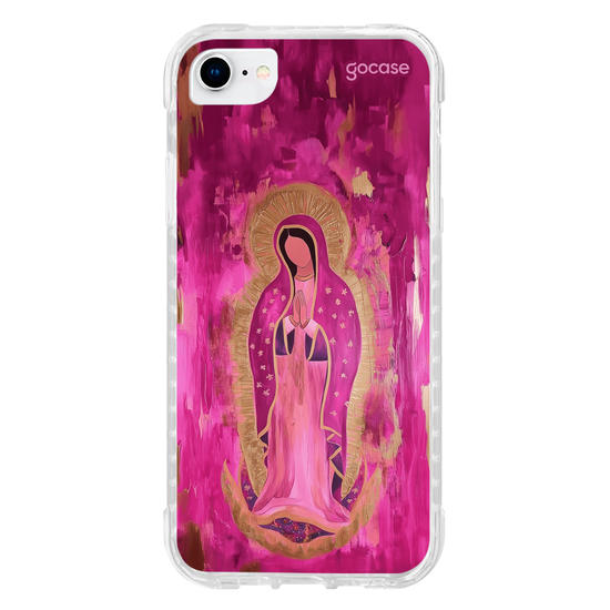 Capinha para celular  Nossa Senhora Guadalupe Pink
