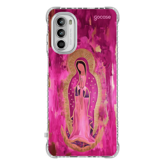 Capinha para celular  Nossa Senhora Guadalupe Pink