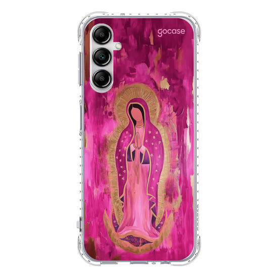 Capinha para celular  Nossa Senhora Guadalupe Pink