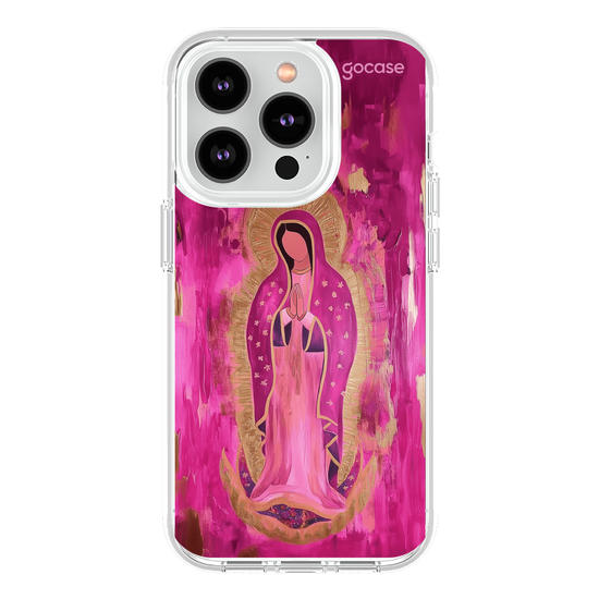 Capinha para celular  Nossa Senhora Guadalupe Pink
