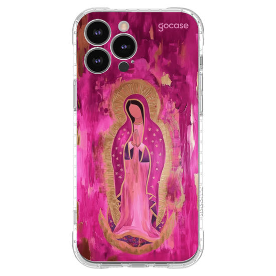 Capinha para celular  Nossa Senhora Guadalupe Pink