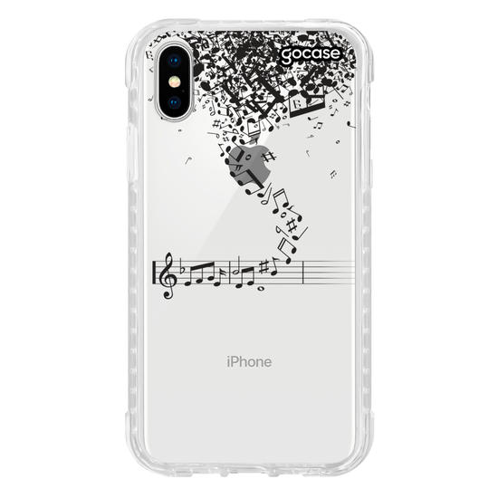 Capinha para celular Notas Musicais Flutuantes