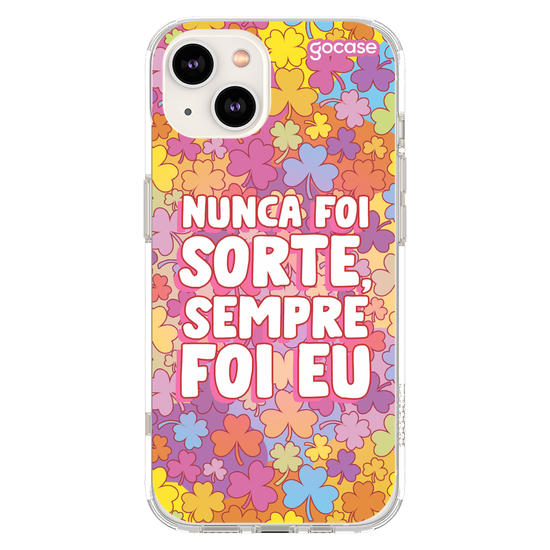Capinha para celular Nunca foi Sorte
