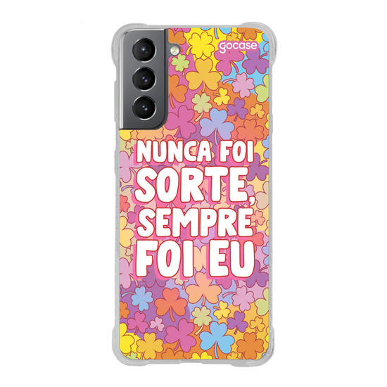 Capinha para celular Nunca foi Sorte