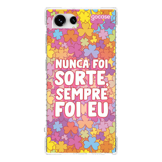Capinha para celular Nunca foi Sorte