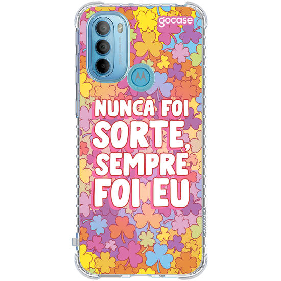 Capinha para celular Nunca foi Sorte