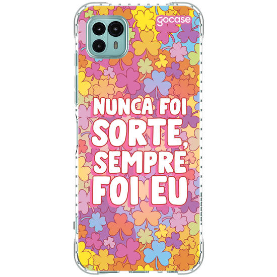 Capinha para celular Nunca foi Sorte