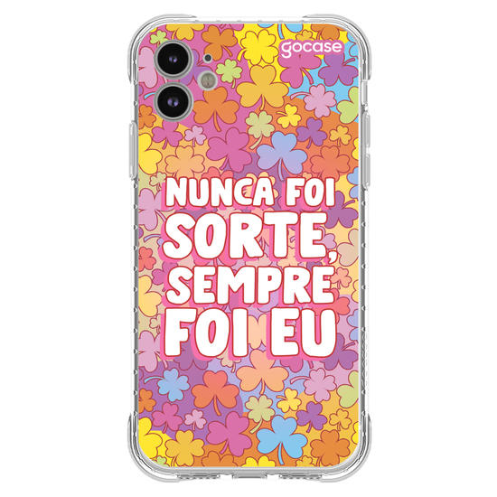 Capinha para celular Nunca foi Sorte