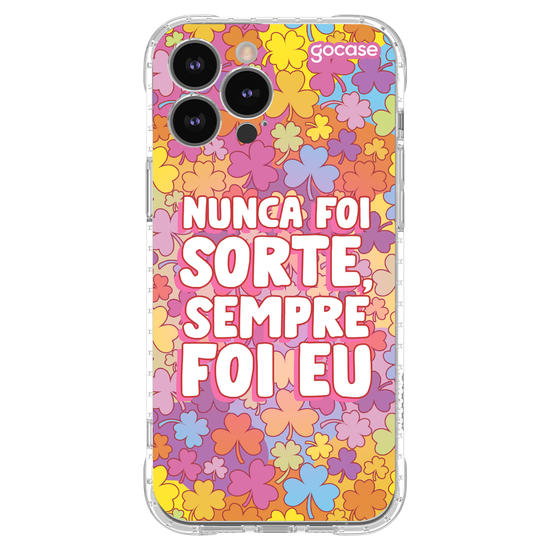 Capinha para celular Nunca foi Sorte