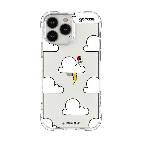 Capinha para celular Nuvens e Raio