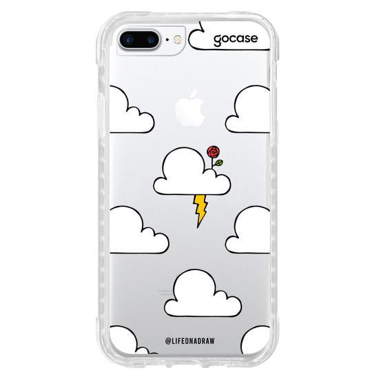 Capinha para celular Nuvens e Raio