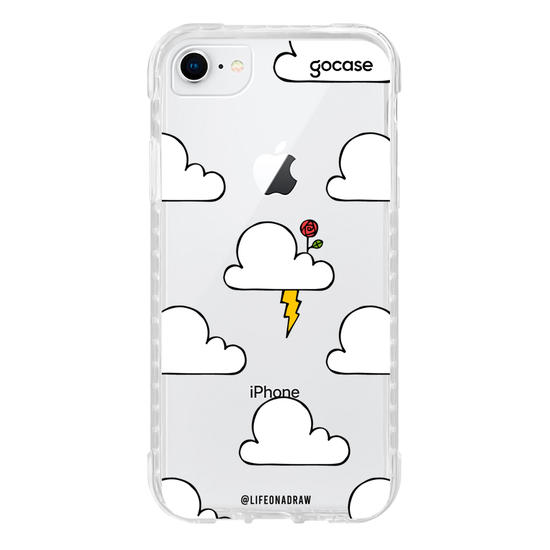 Capinha para celular Nuvens e Raio