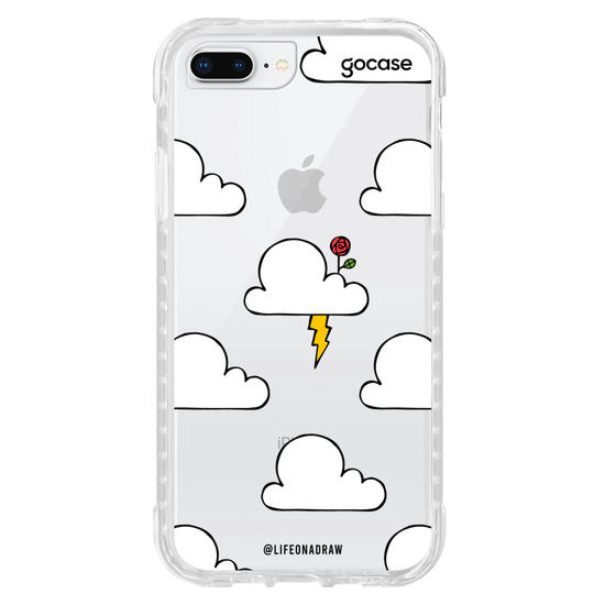 Capinha para celular Nuvens e Raio