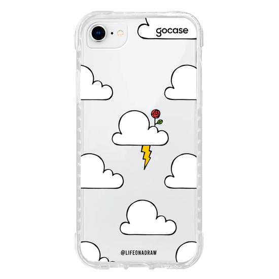 Capinha para celular Nuvens e Raio