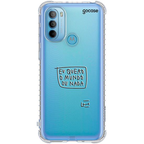 Capinha para celular  O mundo ou nada