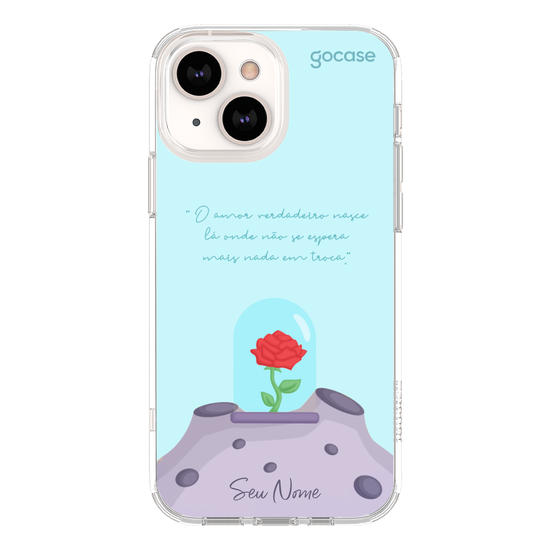 Capinha para celular O Pequeno Principe - A rosa