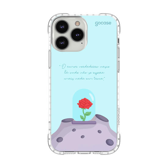 Capinha para celular O Pequeno Principe - A rosa