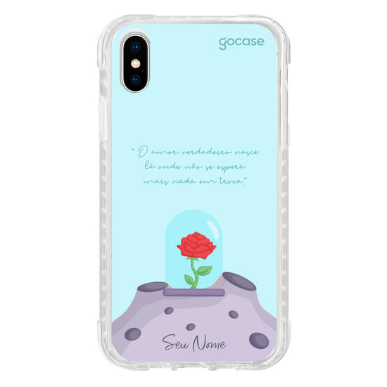 Capinha para celular O Pequeno Principe - A rosa